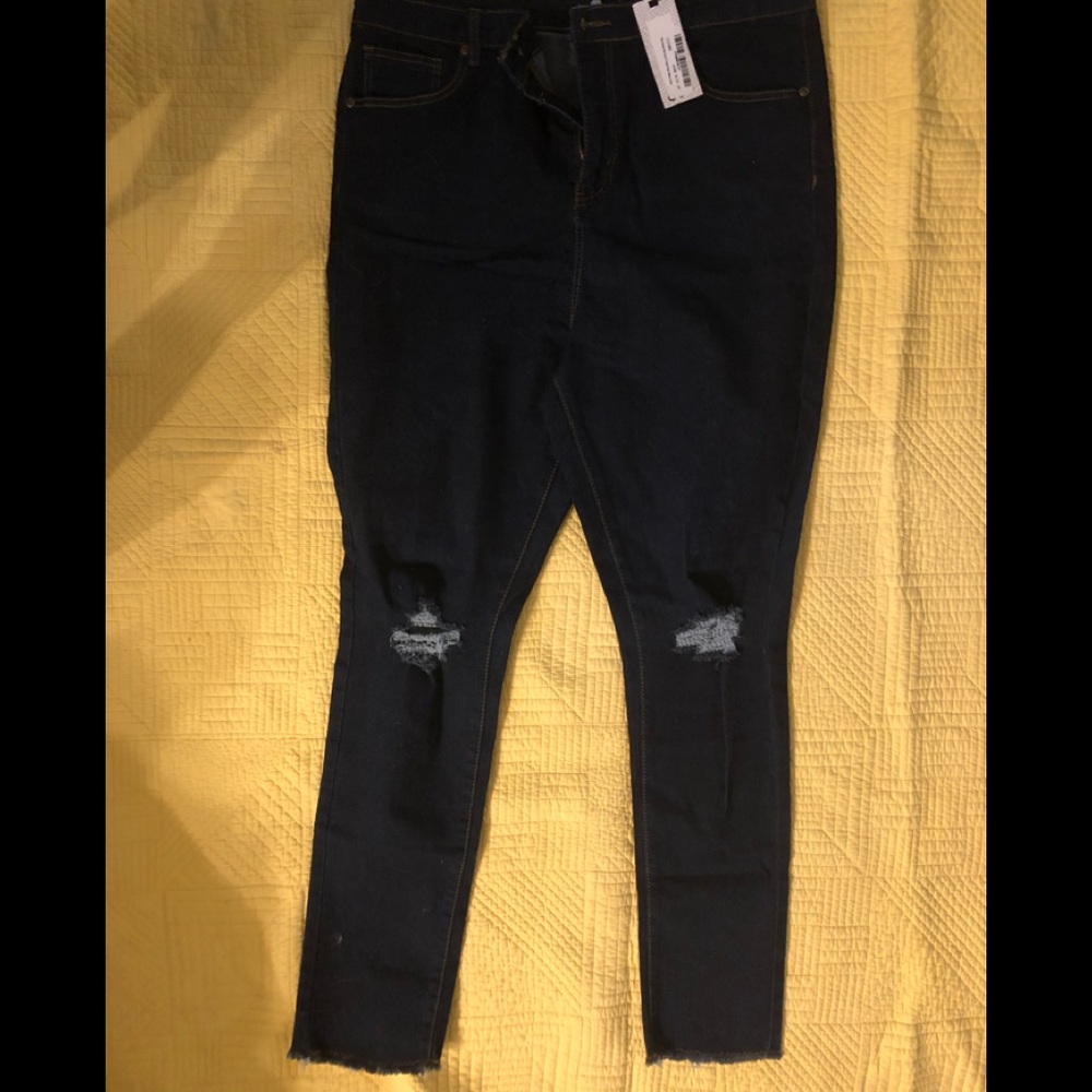 DARK DEMIN PLUS SIZE JEANS
